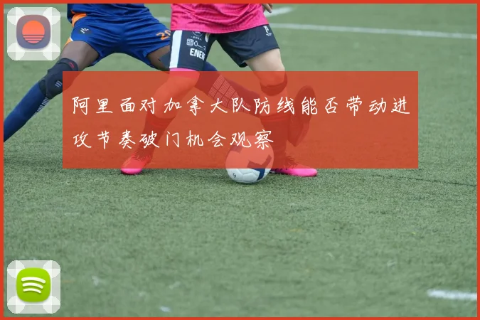 阿里面对加拿大队防线能否带动进攻节奏破门机会观察